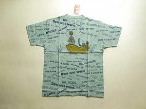 Lot.33005 Crew Neck T -shirt/FISHING BOAT (Double Works) Fishing Fishing/Boat Total Pattern Cotton Round Wear House New