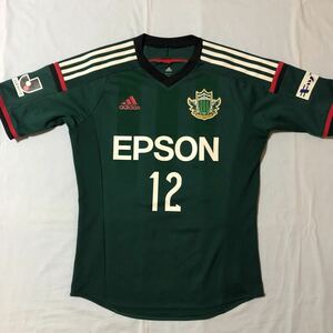 Genuine 2014 Matsumoto Yamaga Uniform Uniform Adidas Promotion Signed L size