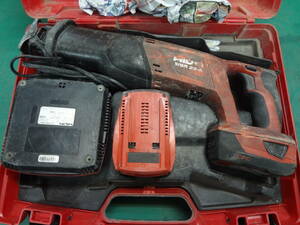■ [Blade included] HILTI rechargeable Reciprosory WSR 22-A Hilty Cordless Saw Power Tool [8-225]