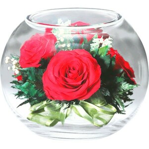 [Toe] Pure flower rose / small flower P-MB-2-R Red ★ Bottle flower perfect for gifts and gifts