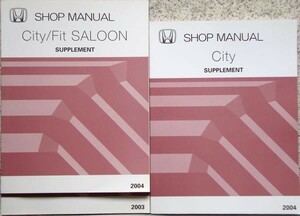 HONDA CITY/GD6 Shop Manual Supplementary Edition 8 English Version.