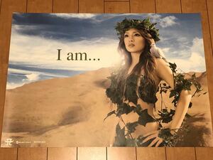 Ayumi Hamasaki AYU CD album "I am ..." First -come -first -served benefits poster unused