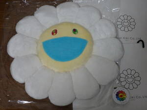 Prompt decision ♪ New ♪ Takashi Murakami Flower Flower Kaiki Kiki White Flower Cushion 60cm ♪ Yuzu Tonari No Zingaro Billy Irish