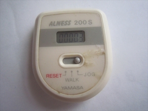 Rare Yamasa (YAMASA) Man pedometer pocket, pockets, ALNESS 200s operation confirmed