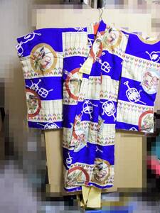 ▲ is -74 Children's sunny old clothes boys retro Taisho romance celebration of romance