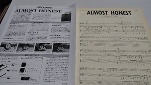 Young guitar ☆ guitar score ☆ Cut out ☆ MEGADETH "ALMOST HONEST" ▽ 6DX: CCC936