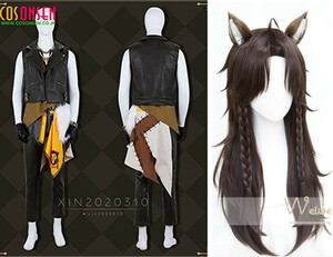 Modified version of Tedded Wanderland Leona King Scalor Sabana Claw Dormitory Lion King Cosplay Costume style (wig shoes separately sold)