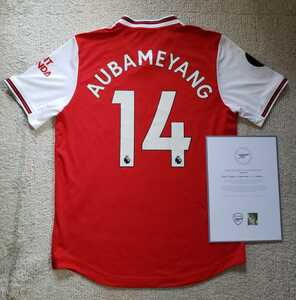 19/20 Arsenal Obermeyan Actual use/Cosmetic box official certificate uniform