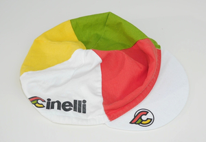 New Italian Cinelli Cinelli Cip Baseball Hat Cycle Road Bicycle Racing Pist Yellow Track Racer NOS Vintage Green Accessories Red Mash White