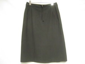 MICHEL KLEIN Michelle Clan Bottoms Skirt Knee Black Black Size 40 Fastener