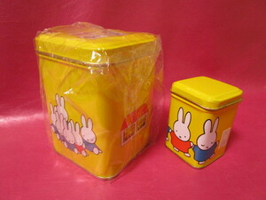 Miffy Square Can S + M 2 Set Usako -chan Dick Brunar Rare Shipping ¥ 300