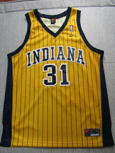 Extreme rare! 90S NBA Reggie Miller Pacers Indiana Pacers Miller Nike Nike Uniform Authentic Jersey