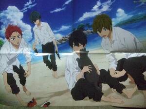 Movie high ☆ Speed! -Free! Starting Days-Charlotte Poster Monthly New Type September 2015 issue appendix