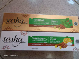 [SASHA] Natural ingredients container toothpaste ♪ Select 2! With a bonus!