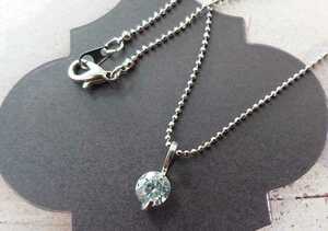 □ Glowing diamond bijoux □ Simple &amp; elegant necklace □ Silver color chain □
