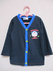 Ω Doraemon ω ★ 95㎝ ★ Cute sweat cardigan navy blue 01220
