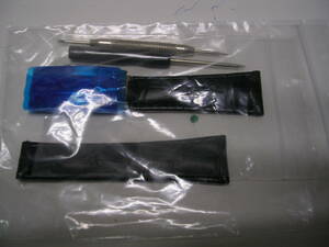 ◇ ◇ (133) Black Leather Belt [Rolex Daytona Submariner] Unused "unopened item" shipping included!