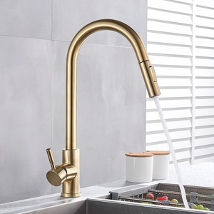 Faucet kitchen faucet bathroom faucet mixed faucet 360 ° Rotated one hole hand shower single lever lever extension nozzle kitchen shower around the neck