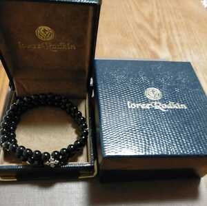 LOREE RODKIN Roryrodkin Onyx 2 consecutive bracelet black black money list price 72600 yen Silver 925 Zirconia stone power stone