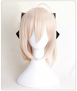 (New) Heat -resistant wig cosplay Sakura Saber Soji Okita FGO Fate