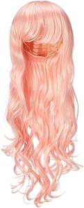 [Unused] [Janet] Long Wave Peach Cosplay Wig Cosplay Net JN-7012-47 (Free Size) [Outlet] 3171