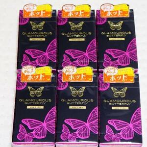 "Female Support No.1" Gramas Butterfly Hot Condom 6 pieces x 6 boxes