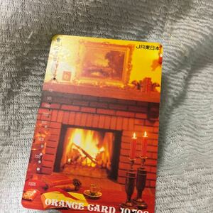 Orange Card JR East Firehouse 10700 yen Ticket used