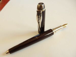 ◆ [Rare] Pen tip: 18K 750 Solid Gold M Montegrappa Limited Fountain Pen Sena Converter attached