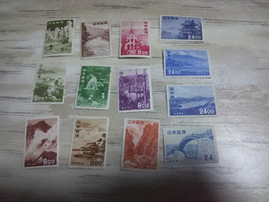 Unused stamp sightseeing spots 13 hundred prisoners B51