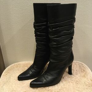 Ginza Kanezatsu KANEMATSU Boots Black 22cm