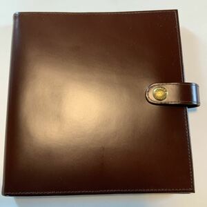 [New] 48,000 yen Ettinger Quot Dissing Executive Rodia 13 Leather Cover Bridle Leather Notebook Cover