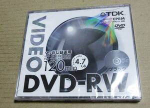 A valuable dish! ! ★ TDK DVD-RW ★ CPRM compatible ★ DVD-RW120BKS ★ 1 sheet