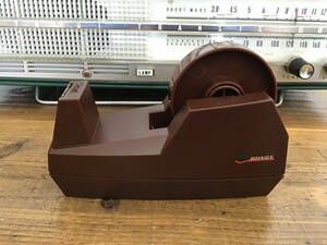 S/BONOX/Tape cutter/brown/retro design/production completed product/tape dispenser