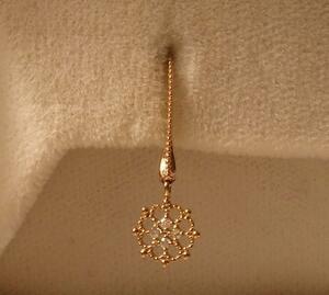 PC930: K18PG diamond earrings