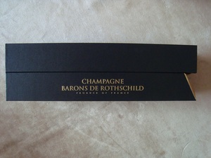 Champagne Barons de Rothschild only gorgeous outer boxes