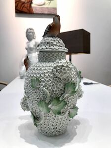 Meissen snowball lid vase * Unused / 2014 limited production items * #Meissen Snowball Blossoms Vase #德 Kuni Zhongmori #Snowball Bottle