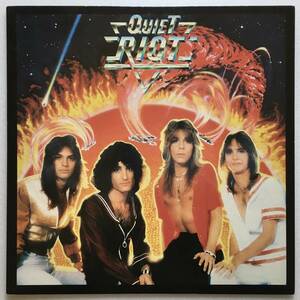 Quiet RIOT "Quiet Riot" Japan Original Cbs Sony 25AP 880 with Liner Sheet Release on JAPAN RANDY RHOADS PRE-OZZY OSBOURNE