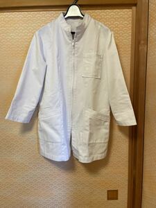 Osteopathic clinic manipulative esthetic shop men's seven -quarter sleeve USED L size white coat