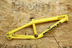 Bicycle BMX 20 -inch Street Frame MORALES STREET FRAME YELLOW Free Shipping Reconciliation, used super rare goods