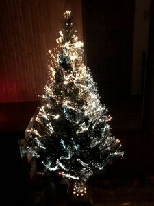 Christmas Tree LED Fiber Coulic Colorful Colorful Approximately 120cm Diameter Approximately 50cm Vintage Rare value