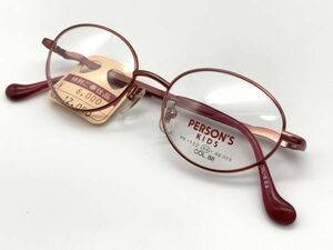 [Junior glasses frame] Deadstock product "Parson's Kids" Red 44 □ 15-132 ＠ 1.20,000 yen Formable K01023A11