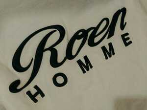 Loen Om logo embroidery short sleeve T -shirt cut -and -sew ROEN HOMME Men's M genuine