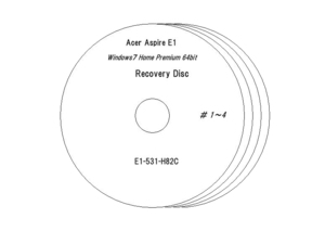 ★ ☆ Free shipping ☆ Acer ASPIRE E1/E1-531-H82C Recovery disc ☆ ★