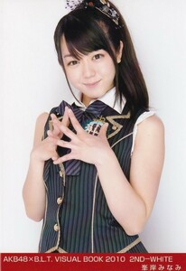 AKB48 Minami Minegishi AKB48 × B.L.T. Visual Book 2010/2nd-WHITE Raw Photo