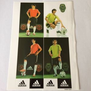 Lionel Messaka Shunsuke Nakamura Tsuneyasu Miyamoto Sticker Adidas Soccer Football Brazil Argentina