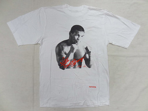 Vintage rare 90s TOYOTA Toyota Mike Tyson Collaboration Photo Print T -shirt Corporate Corporate Corporation Novelty Goods Sweepstaking USA