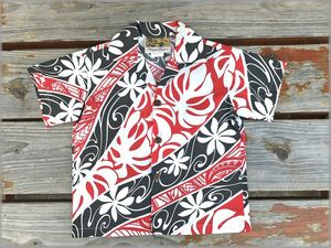 ★ Winnie Fashion Hawaii Unused Dead Stock Kids Short Sleeve Aloha Shirt SIZE 2 ⑤ ★ Inspection Hawaiian Children's Clothing