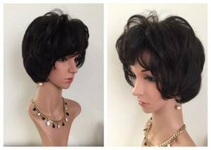 AW42 ② Fashion Full Wig Short Short AW42 for hidden medical use