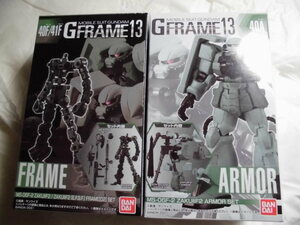 Mobile Suit Gundam G Frame 13 Zaku IIF2 type (Frame Armor) 2 types set Bandai ②