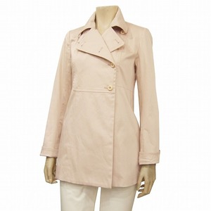 NM polar beauty ☆ Rebecca Taylor ★ Pink beige ★ Back flower pattern ♪ versatile*Medium length spring coat ★ Size 4 (S size equivalent/spring and autumn